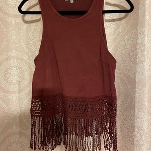 Women’s fringe top